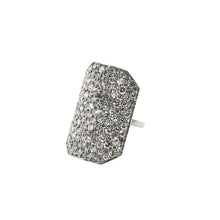 Load image into Gallery viewer, Goldstein Collection Sterling Silver Shield Ring
