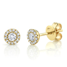 Load image into Gallery viewer, Petite Collection Tiny Halo Studs
