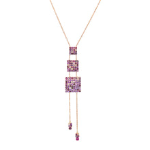 Load image into Gallery viewer, Eden Presley Pink Lariat Necklace
