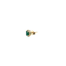 Load image into Gallery viewer, Petite Collection Emerald Halo Studs

