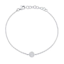 Load image into Gallery viewer, Petite Collection Tiny Pave Disc Bracelet
