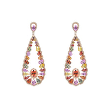 Load image into Gallery viewer, Goldstein Collection Multi Sapphire Earrings
